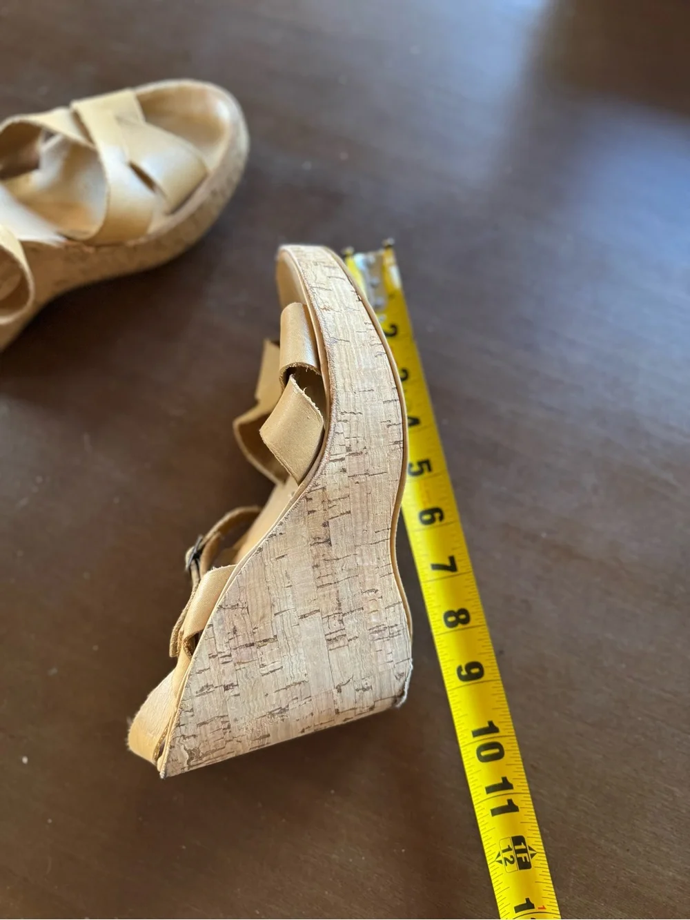 Kork-Ease Tan Cork Wedge Sandals